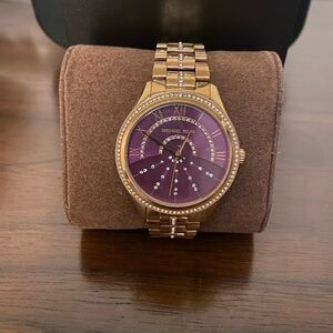 Michael Kors Lauryn Quartz Purple Dial